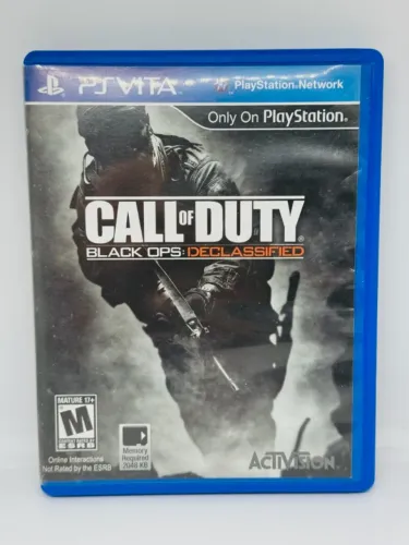 JOGO PS VITA CALL OF DUTY BLACK OPS - ORIGINAL COM CAPA