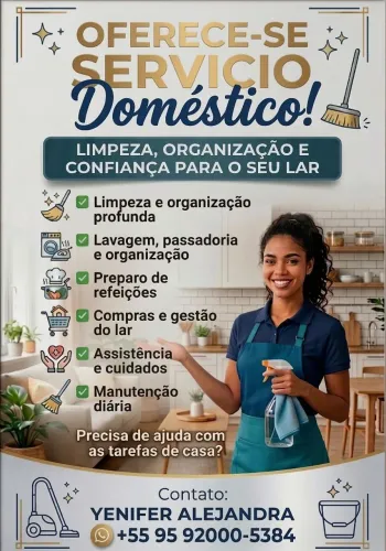 Oferece-se Servicio Doméstico!