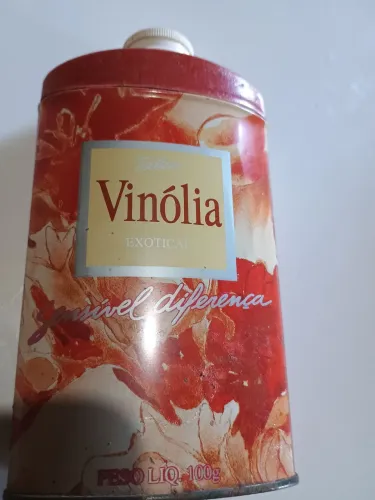 Antiga Lata de Talco - Vinólia