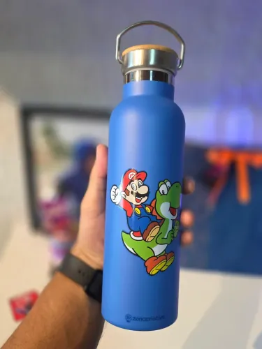 Garrafa Térmica Super Mário 
