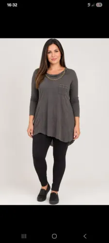 blusa estilosa de algodão
