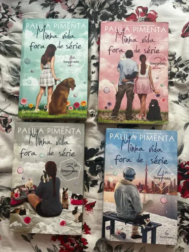 VENDO KIT 4 livros MINHA VIDA FORA DE SÉRIE
