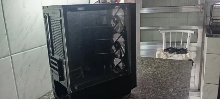 Gabinete gamer ageceek, com 3 fans com led
