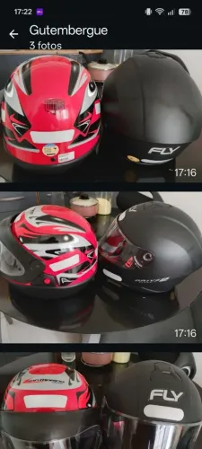 Capacetes novos