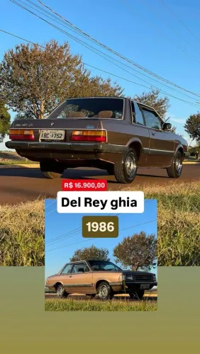 Ford Del Rey Ghia 1.8 / 1.6 2P E 4P 1986
