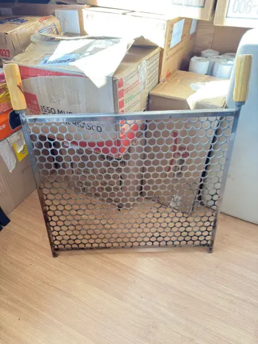 Grelha churrasqueira Inox - 60X55 cm -