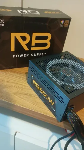 Fonte Gamer RGB BRX 650w 80 plus Bronze