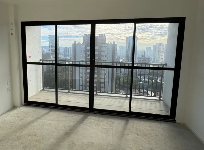 Porta-balcão alumínio preto 4 folhas Linha Suprema 3,60 x 2,20 m