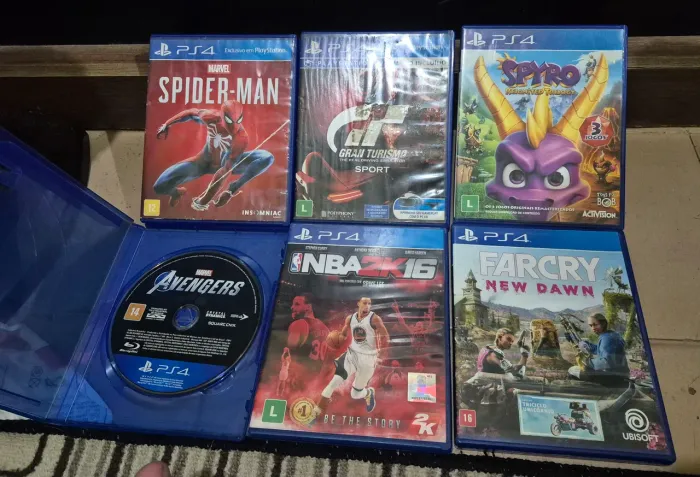 Lote de jogos de ps4 