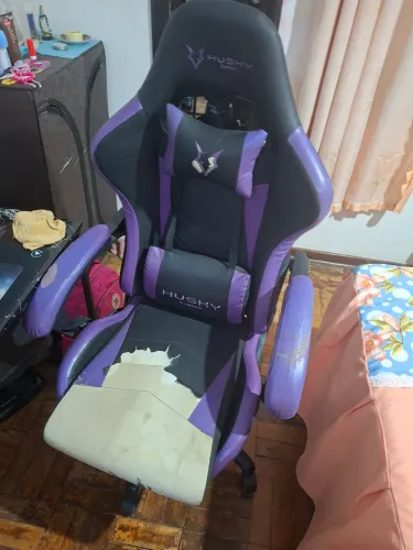Cadeira gamer Husky Gaming Roxa