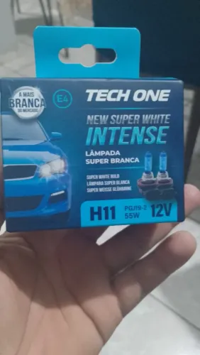Lâmpada h11 super branca 12 volt