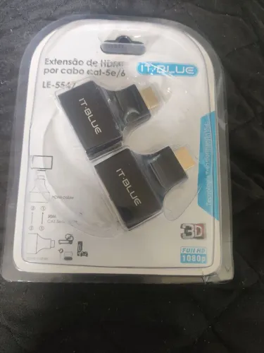 Extensor HDMI por cabo de rede (Cat-5e/6)