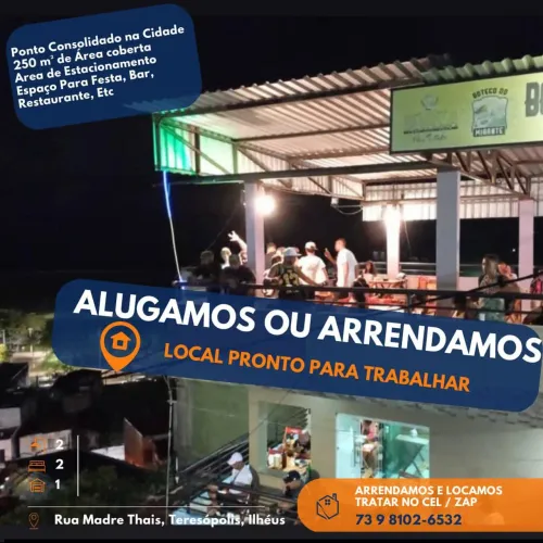 ALUGA-SE PONTO COMERCIAL - CENTRO DE ILHÉUS | VISTA MAR