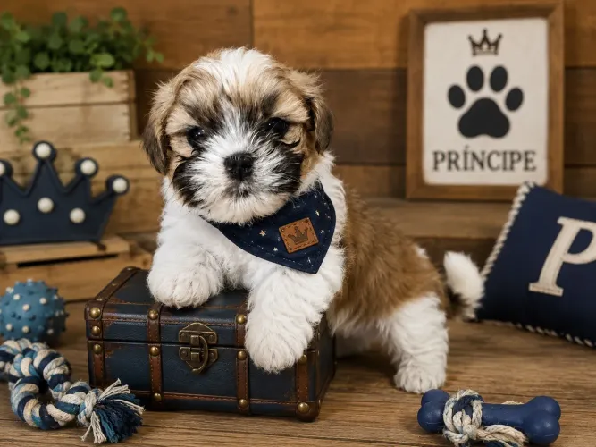 Lindíssimo lhasa apso macho 52 dias!