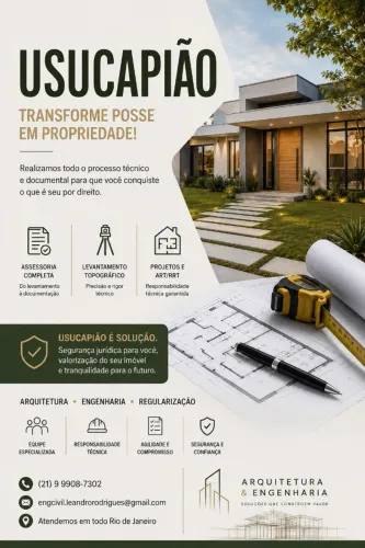 USUCAPIÃO - Serviços Técnicos de Engenharia e Arquitetura