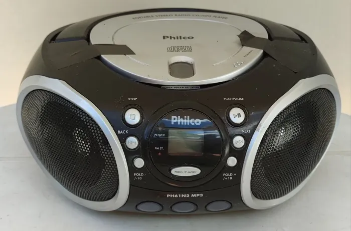 Rádio Philco CD Player FM Funcionando (CD com defeito)