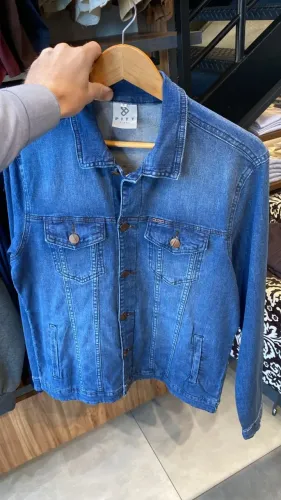 Jaqueta Jeans Masculina PITT Jeans Tam M - Nova