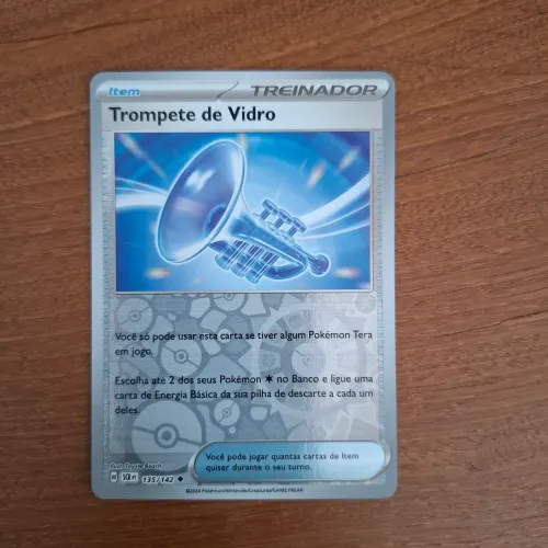 Carta pokemon Trompete de Vidro