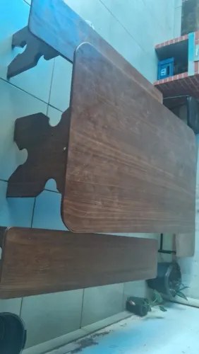 Mesa rústica ardosia
