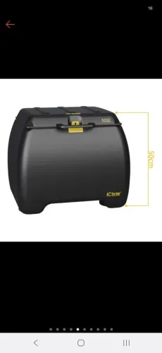 Baú moto 100l icbras
