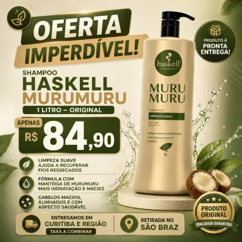 SHAMPOO HASKELL MURUMURU 1L - ORIGINAL