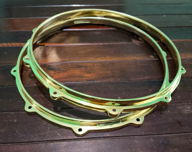 Par de Aros Die-cast em Brass para Caixa 14"