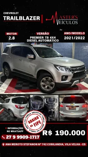 Chevrolet Trailblazer Premier 2.8 TB Diesel Aut. 2022