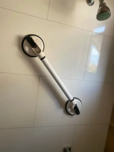 Suporte de Segurança para Banheiro com Ventosa - Barra de apoio