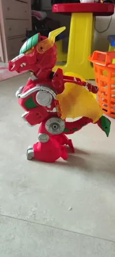 Power Rangers - Power Morph com Luzes e Sons - Red Ranger & Dragon Thunderzord