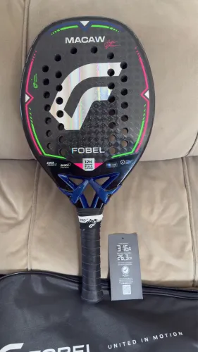 Raquete Beach Tennis Fobel Macaw 12K