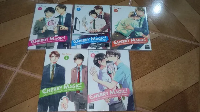 Cherry Magic volumes 1 ao 5 - Mangá Importado