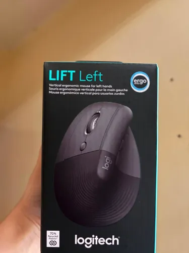 Mouse Logitech Lift Left (Para Canhotos) - Novo Lacrado