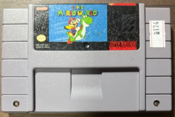 Super Mario World Original SNES Super Nintendo 174