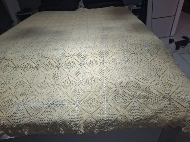 Colcha de Crochê( casal)