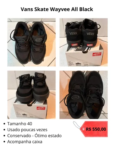 Vans Skate Wayvee All Black 