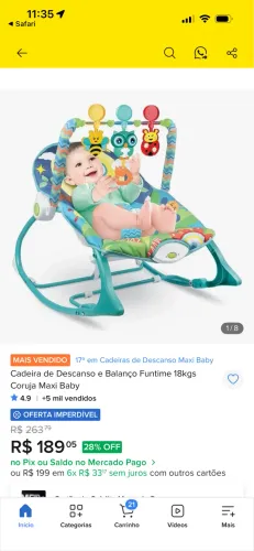 Cadeirinha descanço