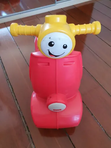 Andador e Mini Moto Scooter Fisher-Price Smart Stages - Educativo e Musical