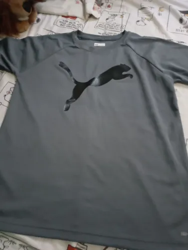 Camiseta Puma cinza veste medio