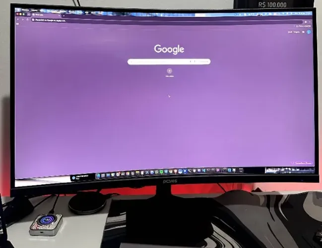 Monitor Gamer Pcyes 27Pol Curvo, 180hz, 1ms, QHD