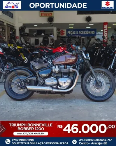 TRIUMPH BONNEVILLE BOBBER 1200