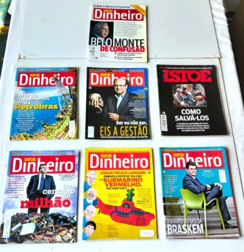 Colecionáveis - Conjunto de 7 Revistas Isto É - Números Variados