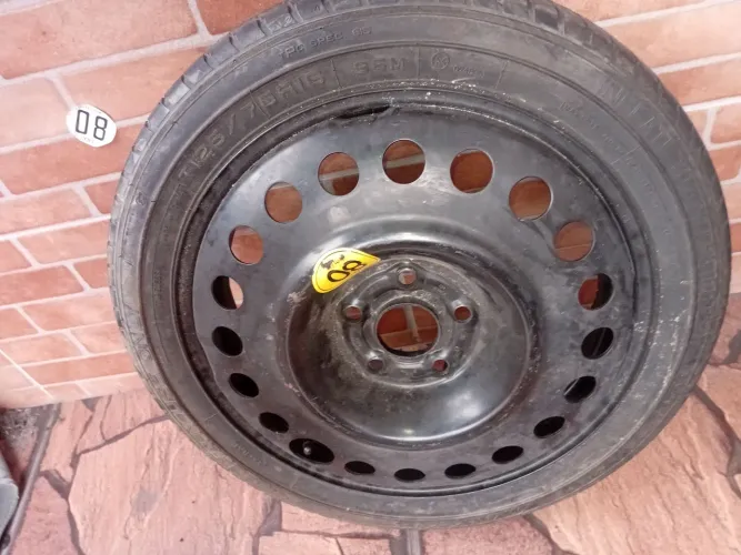Roda estepe fino,furaçao  5x105,tracker,cruze, montana,5x105