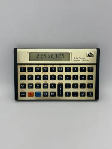 Calculadora Financeira HP 12C Prestige - Funcionando