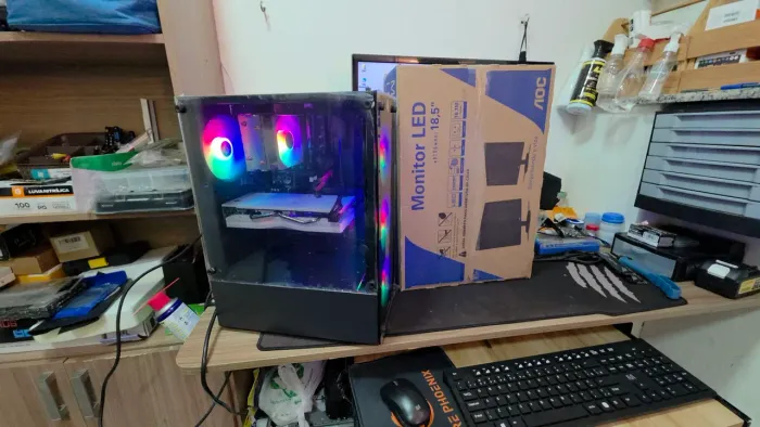 CPU Gamer - i5 - RX580 - Promoção monitor de brinde