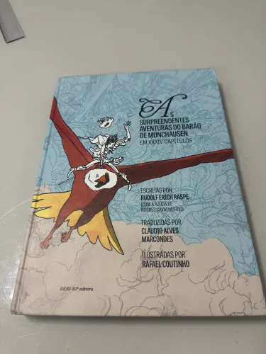 Livro As Surpreendentes Aventuras do Barão de Munchausen - SESI-SP