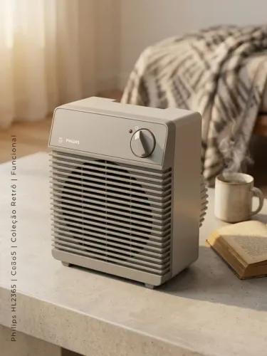 Aquecedor Elétrico Antigo Philips HL2365 - Estilo Retrô / Vintage (Funcionando!)