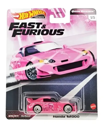 Hot Wheels Premium Fast and Furious Honda S2000 Pink Suki Quick Shifters 1/5