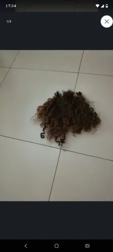Vendo cabelo cacheado humano
