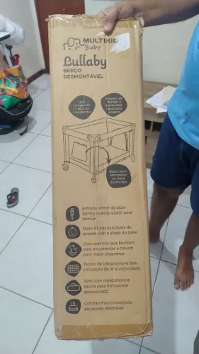 Berço portátil desmontável lullaby