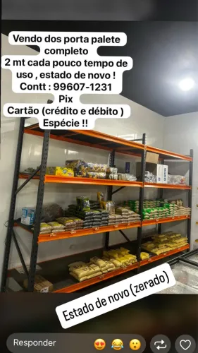 Porta Paletes para Supermercado